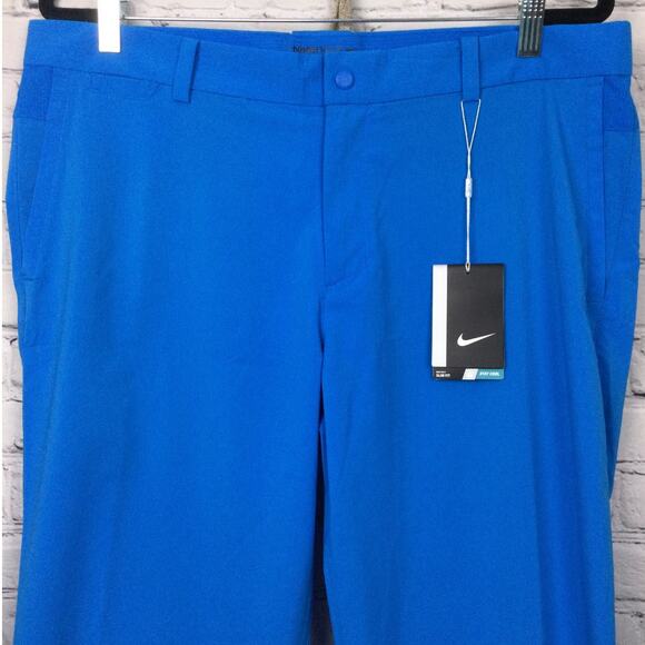 Nike Golf Tour Performance Dri-fit Blue Slim Fit Stay Cool Pants Men's Size 36 - Picture 2 of 12